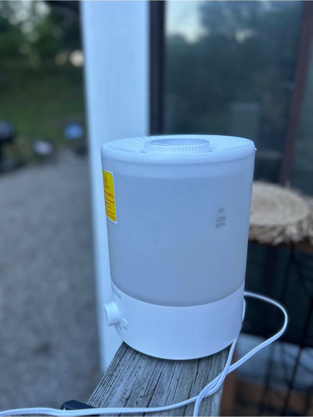 White Ultrasonic Cool Mist Humidifier - Home Bath